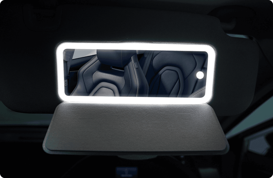 Smart Sunvisor with Light